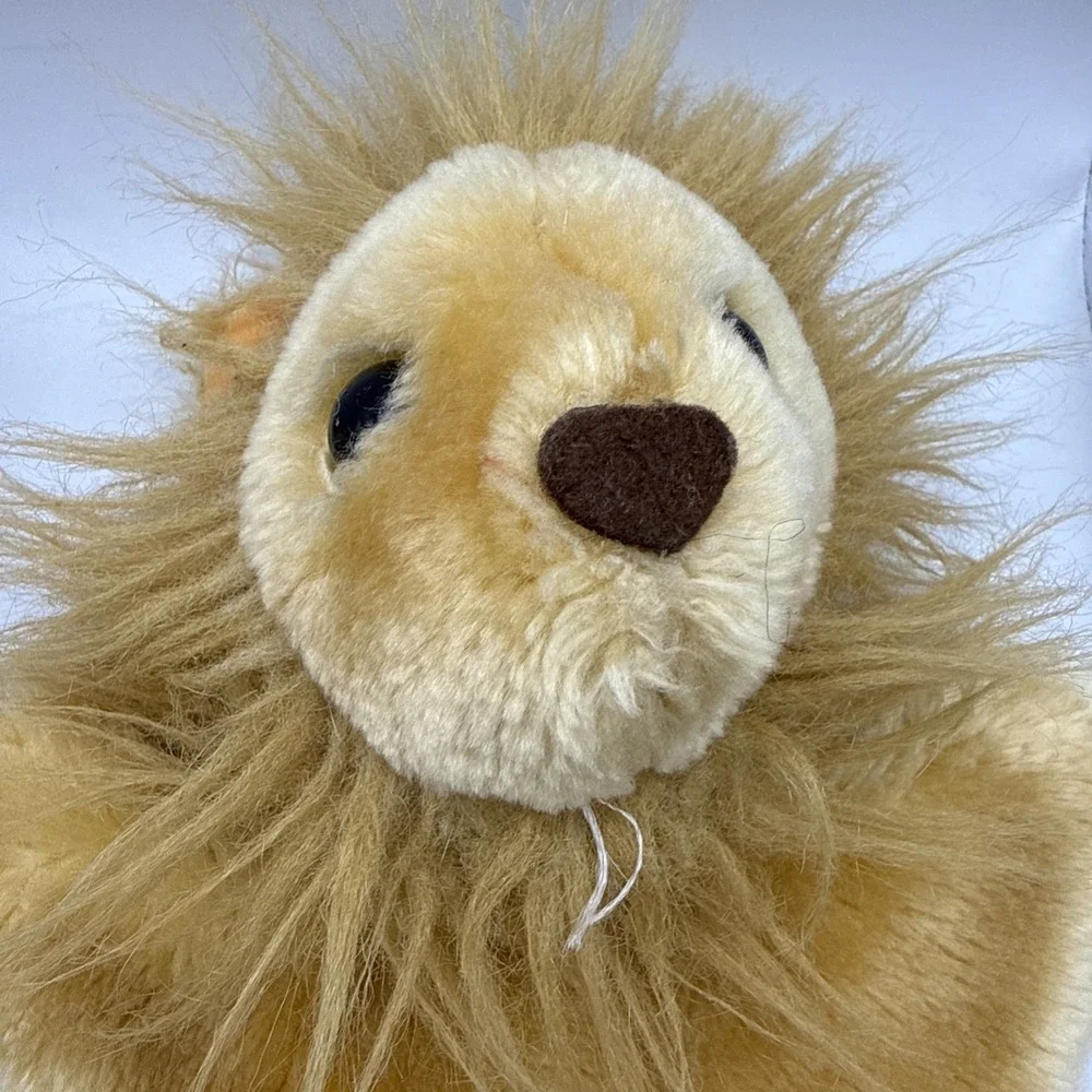 Lot of 2 hand puppets animals jungle Lion Unbranded & Tiger soft  1 Melissa Doug